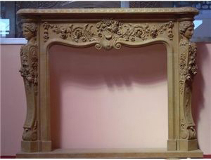 Revestimiento de <span class=keywords><strong>Chimenea</strong></span> de Piedra Natural Hecho a Mano, Mantel de Mármol para Baño, Sala de Estar, Materiales de Decoración de Interiores - Product Image 5