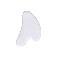 Outil de grattage coréen Produits de massage Anti-rides pour les yeux Vente en gros de massage personnalisé Planche de gua sha blanche Outil de grattage de gua sha en céramique