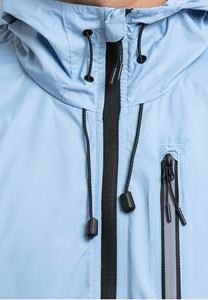 Veste imperméable à l'eau pour hommes coupe-vent imperméable coupe-vent léger <span class=keywords><strong>pluie</strong></span> poitrine poche zippée - Product Image 4