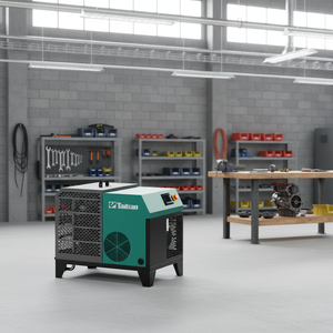 Compressore d'Aria Stazionario TaiTian Serie ME/MS-9 5.5kW/7.5HP con Motore a Frequenza di Potenza ad Alta Efficienza Energetica per Piccole Officine - Product Image 5