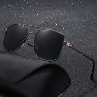 Nouvelle tendance de la mode, vente en gros de lunettes de soleil surdimensionnées noires pour hommes, lunettes de soleil pour femmes, lunettes de soleil 2021