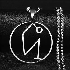 Nouveau Collier en Acier Inoxydable Archange Raphaël, Pendentif Arcange Uriel Sigil Aiguille Divine, Bijou - Product Image 5