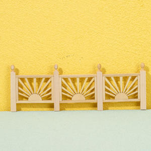 บ้านตุ๊กตาไม้ขนาดเล็กแบบ DIY 2025 1:12พร้อมราวจับระเบียงลานรั้วกันแดด-ว่างเปล่าธรรมดาสำหรับการเล่นที่สร้างสรรค์ - Product Image 5