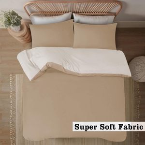 Ensemble de literie bio de luxe personnalisable, style moderne minimaliste, housse de couette texturée pour la maison et l'hôtel - Product Image 2