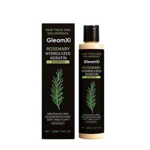 Champú GleamXi para el Cabello, Engrosamiento, Crecimiento, Nutrición, Reparación, Natural, con Romero y Queratina Hidrolizada, 220 ml - Product Image 1