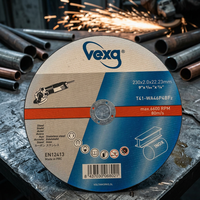 Disque de coupe professionnel pour meuleuse d'angle de 230 mm pour métal, acier au carbone, acier inoxydable