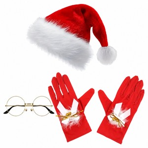 Disfraz de Navidad para Fiesta, Sombrero, Gafas, Guantes, Falda, Vestido, Conjunto de Disfraces para Mujeres y Niñas, Disponible en Stock - Product Image 4
