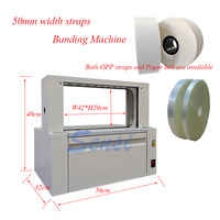 Machine de cerclage automatique SS-DT420 pour sangles OPP 50 mm et sangles en papier, pour manuels d'utilisation, étiquettes, carnets et cartes