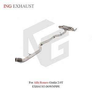 Pièces de performance ING en gros avec système d'échappement Cat-Back Valvetronic en acier inoxydable pour <span class=keywords><strong>Alfa</strong></span> <span class=keywords><strong>Romeo</strong></span> <span class=keywords><strong>Giulia</strong></span> 2.0T - Product Image 5