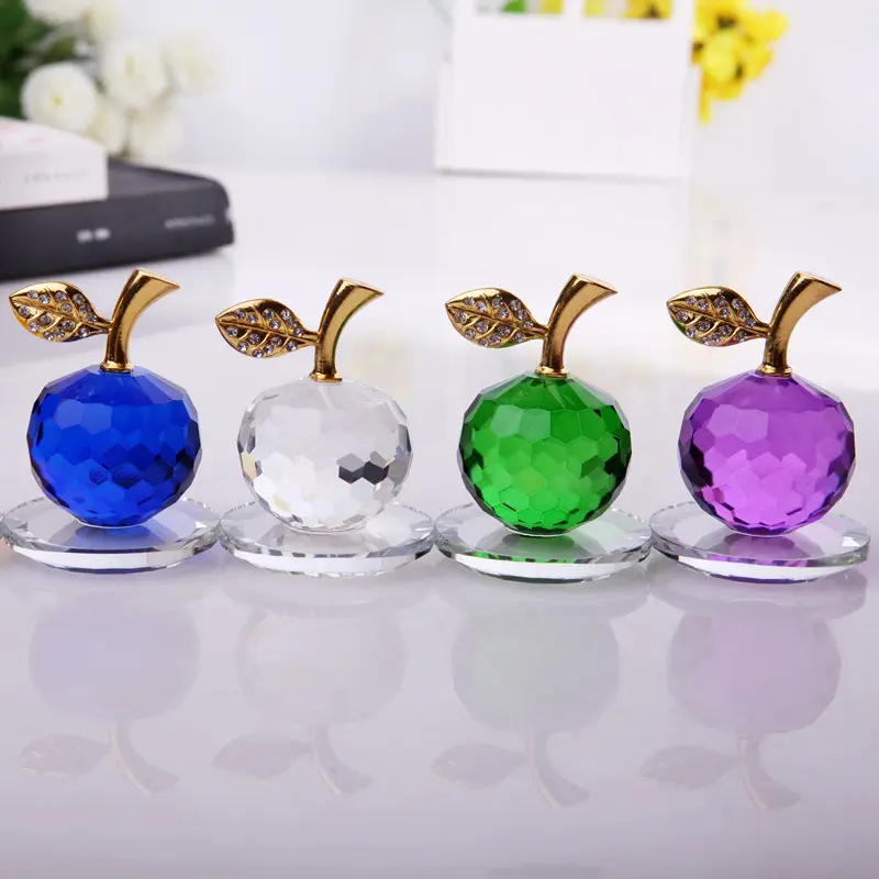 K9 Crystal Christmas Eve Colorful crystal craft souvenir Gift Mobile phone counter decoration