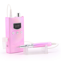 Nouvelle perceuse à ongles à fonction de vitesse préréglée 35K Smart 85W sans brosse et charge de câble USB fichier électronique sans fil pour salon professionnel