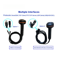 Lecteur de codes-barres 1D 2D portable HIKROBOT MV-IDH3013B, numérisation haute vitesse, source lumineuse LED, connectivité USB filaire, garantie 1 an