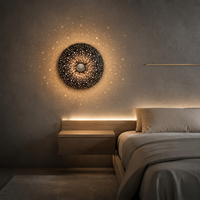 Lampe tactile portable rechargeable Ciel Étoilé 3000-6000K, 3 options de couleur, intensité variable en continu, veilleuse LED au design moderne pour mur