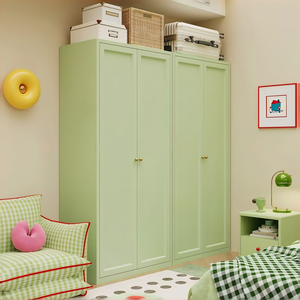 <span class=keywords><strong>Armadio</strong></span> Moderno Premium in Acciaio <span class=keywords><strong>per</strong></span> Bambini, Ecologico e Non Tossico, con Ante a Battente, Ampio Spazio di Archiviazione, Montabile a Parete <span class=keywords><strong>per</strong></span> Appartamenti e Camere da Letto - Product Image 4