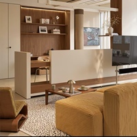 Armoire de cuisine moderne en forme de U BALOM, en MDF et contreplaqué, armoire de cuisine modulaire, certifiée CE, prête à assembler, OEM direct