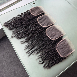 Envío Rápido Cabello Humano Virgen 100% de 14-20 Pulgadas, Cerraciones de Encaje HD Rizadas y Onduladas, Color Natural, Suave y Sedoso - Product Image 6