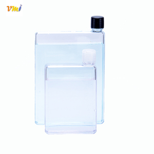 Thiết kế mới bằng sáng chế vuông nhựa thể thao chai nước 750ml nhựa phẳng chai nước - Product Image 2