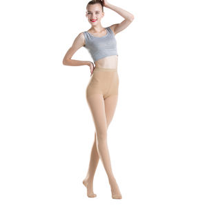 Collants de compression élastiques unisexes 20-30 mmHg, collants à bout ouvert, bas de compression pour thrombose veineuse profonde, technologie allemande - Product Image 2