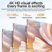 Cable Micro HDMI a HDMI Mindpure 4K, Adaptador Mini HDMI a HDMI V2.0 18Gbps para Cámara de Acción GoPro, Raspberry Pi, Videocámara