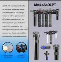 Purificateur d'Eau Domestique Aicksn, Machine d'Ultrafiltration, Système de Filtration d'Eau Complet à 5 Étapes pour Toute la Maison