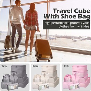 Bộ 1/7/8/9 Cái Tùy Chỉnh Túi Đựng Đồ Giặt Ủi Du Lịch Bộ Đóng Gói Vali Túi Đựng Giày Quần Áo - Product Image 6