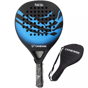 Gran oferta Rts 50% carbono y fibra de vidrio raqueta de Pádel barata/raqueta de tenis de pádel y pala de Pádel con bolsa - Product Image 2