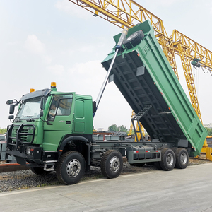 热卖2025 Sino卡车Howo 8*4 12轮400Hp 50/60吨矿用自卸车翻斗车，带保险杠U形箱 - Product Image 1