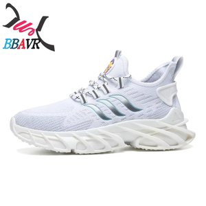 Chaussures de course décontractées légères pour hommes, respirantes, à semelle souple et antidérapante, pour usage quotidien, printemps-automne, en maille – Vente en gros - Product Image 2