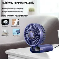 Ventilateur portable pliable électrique personnel à batterie USB de poche pliable et rechargeable petit ventilateur mini