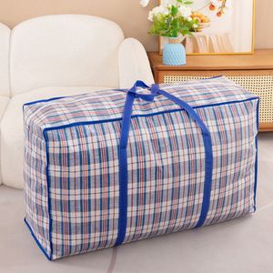 Sacs de déménagement personnalisés, résistants, pour vêtements, couettes, sac anti-poussière, rangement de déménagement avec fermeture éclair et poignées - Product Image 5