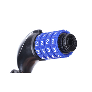 Câble <span class=keywords><strong>Antivol</strong></span> avec LED Lumière De Bicyclette De Sécurité Serrure Robuste Réarmable Combinaison Serrure De Vélo pour Vélo En Plein Air - Product Image 4