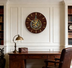 Orologio Moderno Islamico per Arredamento Casa, Display con Lancette in Acrilico, Motivo Astratto della Sura Al-<span class=keywords><strong>Ikhlas</strong></span>, per Soggiorno e Sala da Pranzo - Product Image 3