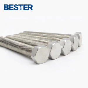 Inconel 617 602 UNS n06025 2.4633 hợp kim thép 625 690 718 một nửa đầy đủ chủ đề Hex bu lông và đai ốc - Product Image 3