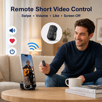 Control Remoto Inalámbrico Bluetooth 5.0 para Pasar Páginas en Kindle, Recargable por USB, Compatible con Paperwhite, Oasis, iPad y Tablets