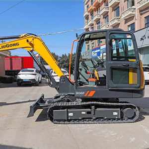 Mini-excavatrice sur chenilles Liugong 906F 6 tonnes à prix avantageux, excavatrice hydraulique pour travaux de terrassement - Product Image 4