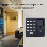 Cerradura de Puerta Biométrica ZK Teco X6 con Teclado de Seguridad Independiente, Lector de Huellas Dactilares RFID, Lector de Tarjetas Inductivas de 125 kHz