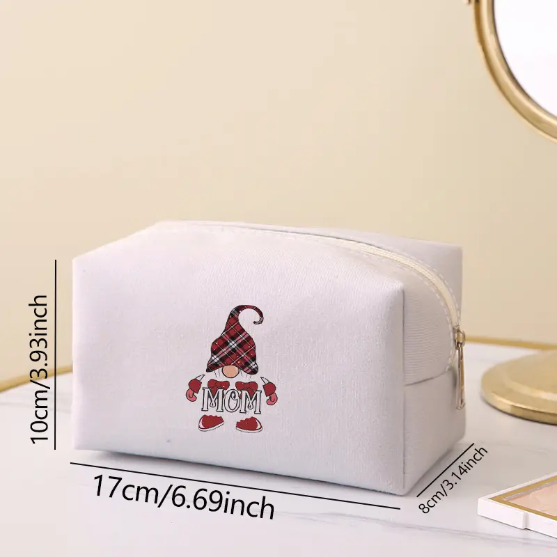 Nhà Máy Bán Buôn Biểu Tượng Tùy Chỉnh Cotton Hữu Cơ Make Up Mỹ Phẩm Túi Sinh Thái Thân Thiện Với Vải Tự Nhiên Trang Điểm Túi Với Dây Kéo