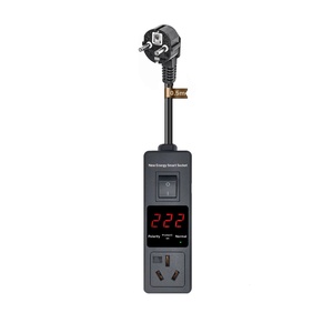 Adaptateur de mise à la terre intelligent 16A 3,5KW pour la recharge de véhicules électriques Prise Royaume-Uni UE Afrique du <span class=keywords><strong>Sud</strong></span> Brésil vers prise standard chinoise Affichage numérique - Product Image 1