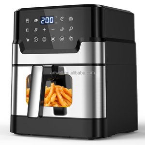 ANWELL 7L 8L <span class=keywords><strong>Friteuse</strong></span> à air numérique intelligente en acier, sans huile, avec mini-grille, la meilleure selon Consumer Reports - Product Image 3