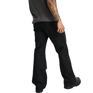 Fabricante de Jeans, Pantalones Vaqueros de Moda para Hombre al por Mayor, Jeans Negros de Algodón, Corte Ancho y Holgado para Hombre - Product Image 2