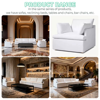 Canapé confortable pour salon, canapé-lit de luxe pour hall d'hôtel cinq étoiles, ensemble de meubles de salon pour villa, ensemble de canapés pour immeuble de bureaux