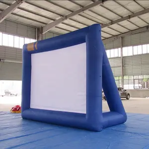 Diskon iklan tiup lengkung kartun layar balon tenda model pilar