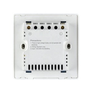 Smart Life App 3 Gang Wifi <strong>Switch</strong> UK N+L <strong>Line</strong> Manual <strong>Button</strong> Control Smart House Wireless Scene <strong>Switch</strong> with 10A Max. Current - Product Image 4