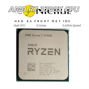 ซีพียู R7 3700X 8 คอร์ 16 เธรด ความเร็ว 3.6GHz ซ็อกเก็ต AM4 สำหรับเดสก์ท็อป ขายดี โปรเซสเซอร์ R7 ขายดี R7 3700X 8 คอร์ 16 เธรด - Product Image 3