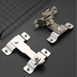 Stainless Steel Door Latch Extra Large Right Angle Cabinet <b>Bolt</b> Minimalist Design Easy Installation - Product Image 2