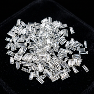 เพชรเม็ดเดี่ยวทรงเหลี่ยมมรกต CVD Lab-Grown จาก IKYRAA JEWELS สีขาว D เลเซอร์เจาะรู ขนาดเล็ก ขัดเงา - Product Image 6