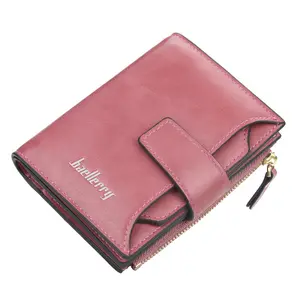 New Arrival Fashion Baellerry N2349 Hot Sale Large Capacity Lady Short Zipper Multifunctional Coin Clutch Wallet For Women