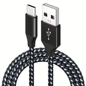 สายชาร์จเร็วแบบไนลอน USB C สำหรับ Android ขายตรงจากโรงงาน - Product Image 1