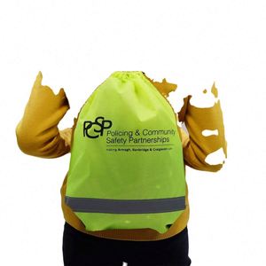 ถุงเชือกสะท้อนแสงแบบใช้ซ้ำได้ทำจากไนลอน - Product Image 1