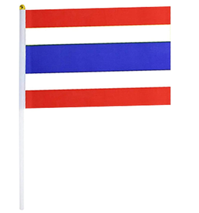 Tailandia Hand Held Small Mini Flag Stick Banderas <span class=keywords><strong>de</strong></span> países nacionales Fiesta para desfiles Festival Eventos Festival Internacional - Product Image 1